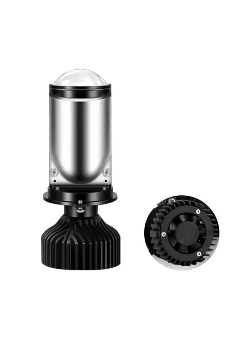 H4 LED BULB MINI PROJECTOR LENS T9, 8000 Lumens, Powerful Brightness 6000k white light, Innovative Heat dissipation technology - Image 5